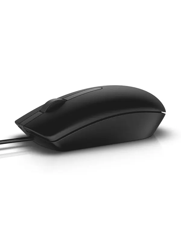 Dell Wired Mouse - MS116 - Black - Mouse - Optic - 2 knappar - Svart
