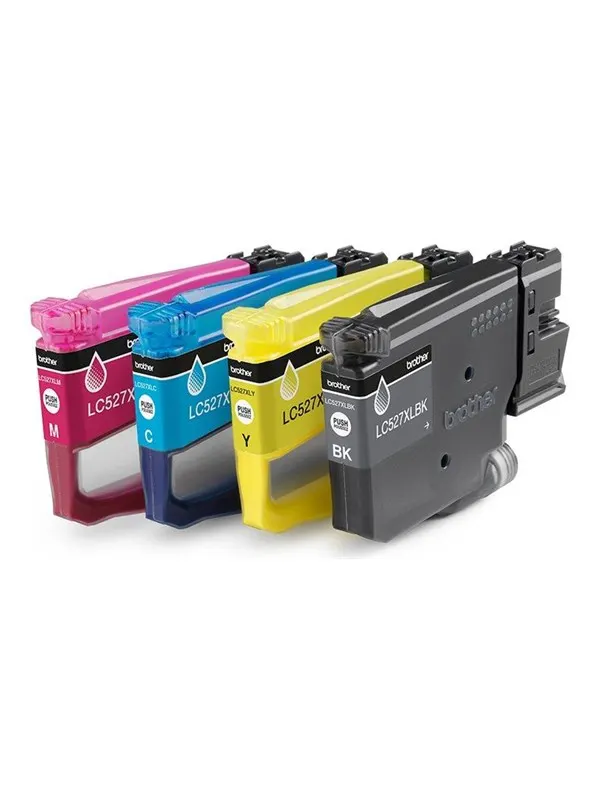 Brother LC527XL Value Pack - 4-pack - High Yield - black yellow cyan magenta - original - ink cartridge