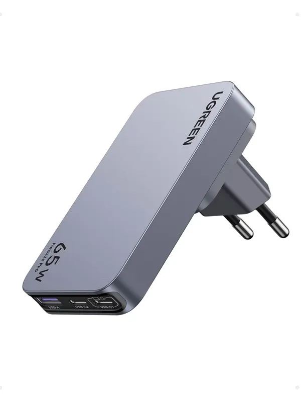 UGREEN Nexode Pro 65W 3-Port GaN Ultra-Slim Fast Travel Charger