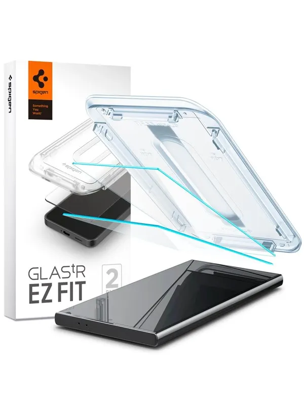 Spigen Glass tR EZ Fit HD Transparency 2 Pack - Samsung Galaxy S24 Ultra