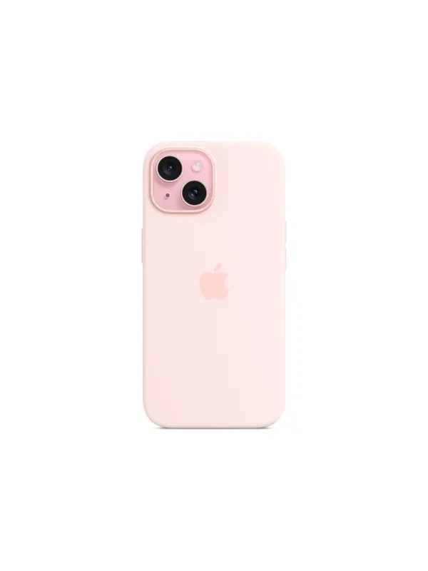 Apple iPhone 15 Silicone Case with MagSafe - Light Pink