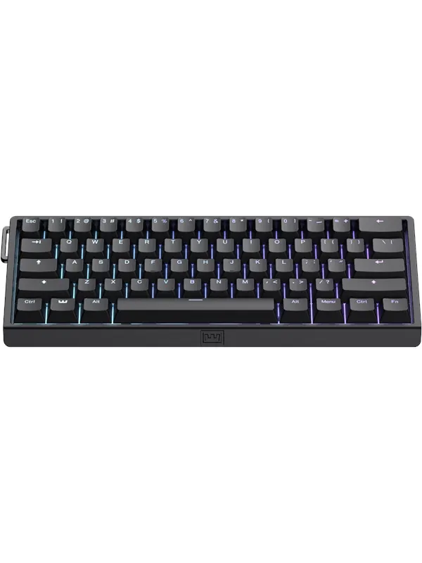 Wooting 60HE v2 - US-ANSI - Non-Split - Plastic - Gaming Keyboard - Utan numpad - Engelska (US) - Svart