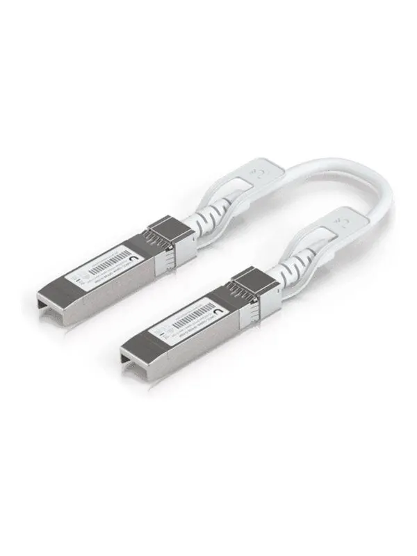 Ubiquiti UniFi 1-25G Auto Direct Attach Uplink Cable 15cm - Vit - 0.1m