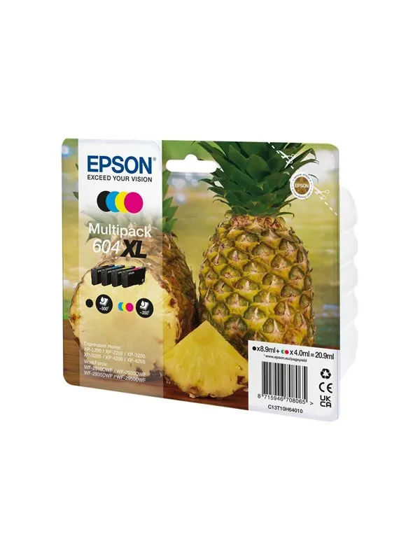 Epson 604XL Multipack - 4-pack - XL - black yellow cyan magenta - original - ink cartridge