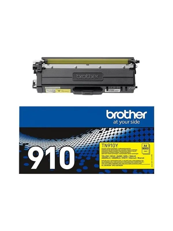 Brother TN910Y / TN 910Y High Capacity Yellow Toner