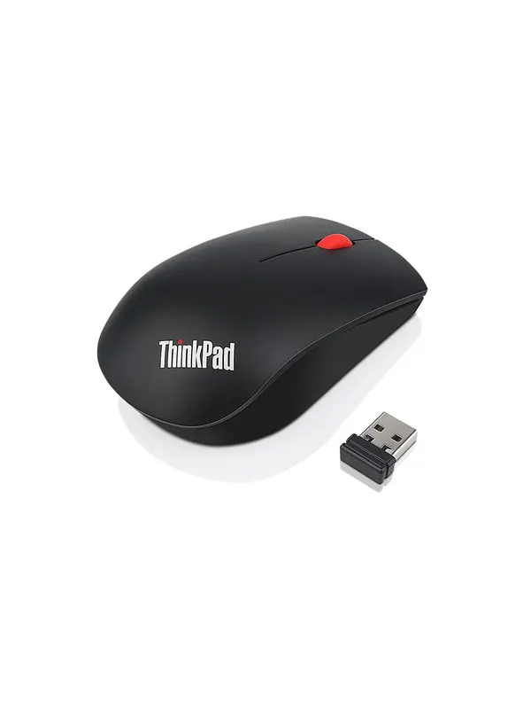 Lenovo ThinkPad Essential Wireless Mouse - Mouse - Laser - 3 knappar - Svart