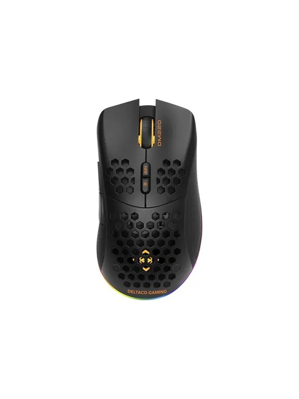 Deltaco GAMING DM220 - Mouse - 7 knappar - Svart