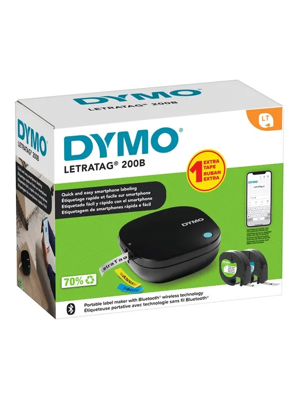 DYMO LetraTag 200B Bluetooth-etikettskrivare valuepack