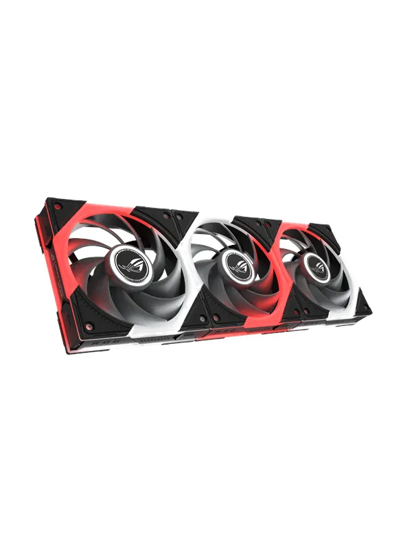 ASUS ROG EURUX GR120 ARGB Black (3-pack) - Chassi fläkt - 120mm - Svart - 33 dBA