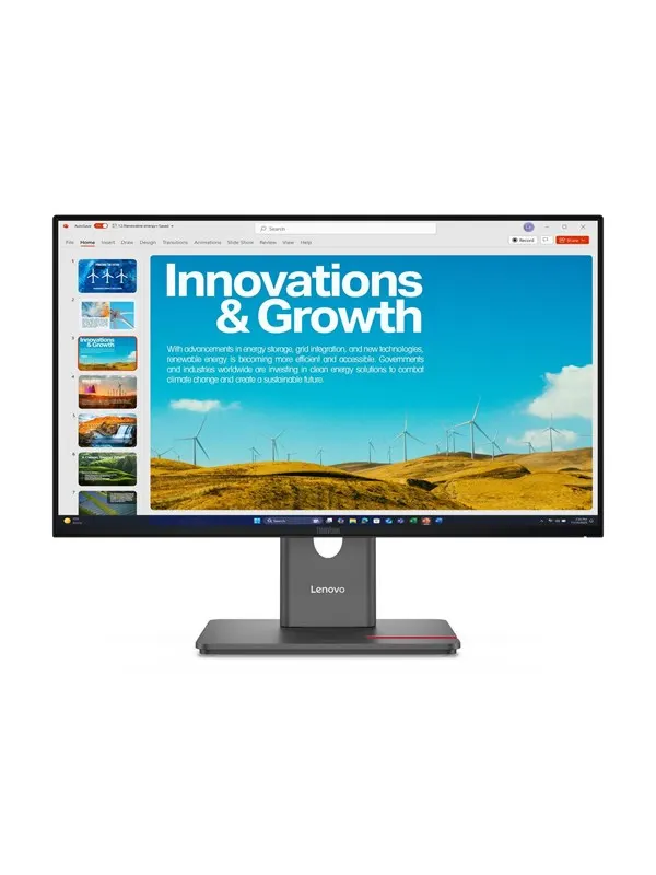 24" Lenovo ThinkVision P24QD-40 - 2560x1440 (QHD) - 120Hz - IPS - KVM switch