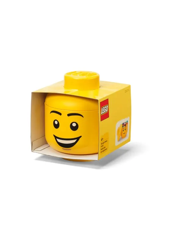 LEGO STORAGE HEAD (SMALL) - HAPPY BOY