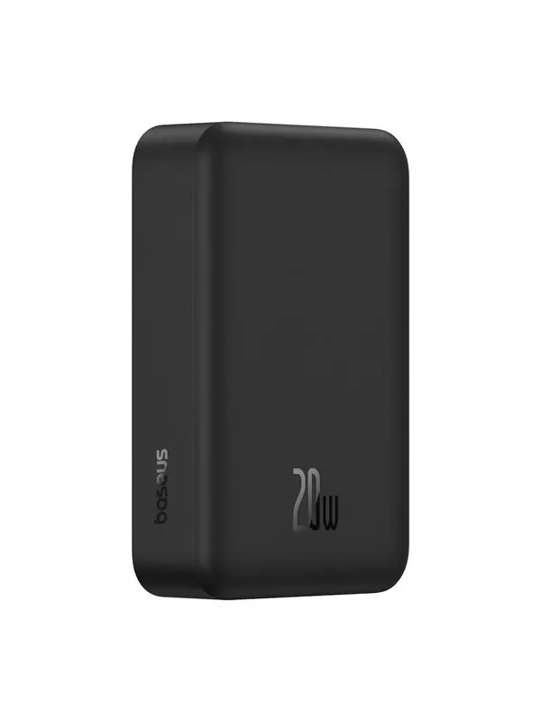 Baseus EnerFill FM41 20000mAh 20W Magnetic Power Bank with 30cm USB-C to USB-C Cable - Black - 20000 mAh