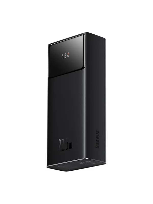 Baseus EnerFill FP41 30000mAh 22.5W Power Bank with Simple USB-A - USB-C 3A 30cm Cable - Black - 30000 mAh