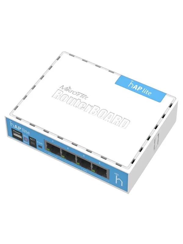 MikroTik RouterBOARD hAP-Lite - Wireless router N Standard - 802.11n