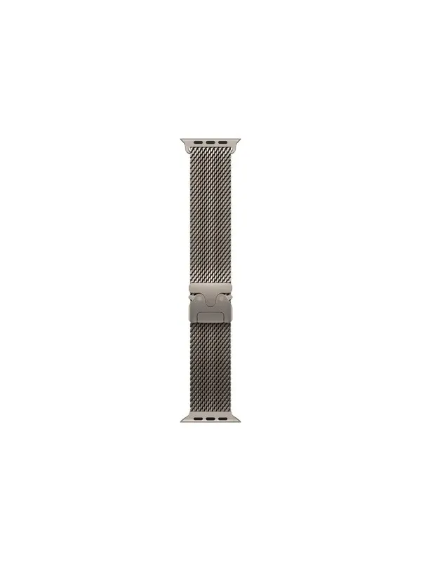 Apple 49mm Natural Titanium Milanese Loop - Large