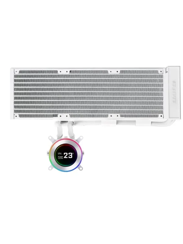 Lian Li Hydroshift II LCD-C 360 fanless White - CPU Vattenkylare - Max 28 dBA