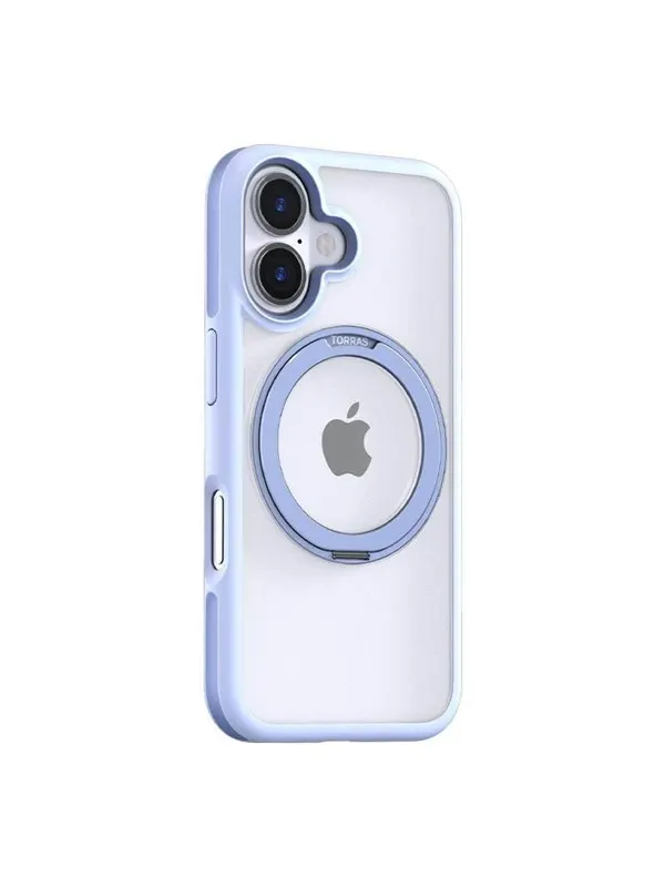 Torras Ostand R Fusion Series Case for iPhone 16 (light blue)