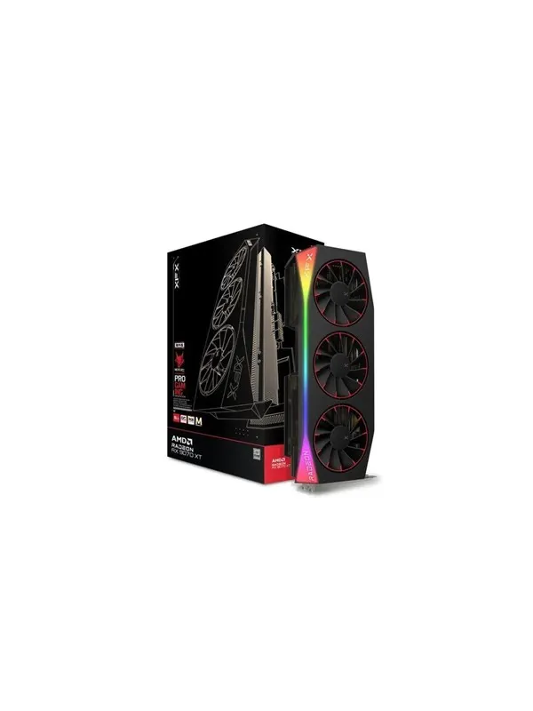 XFX Radeon RX 9070 XT Mercury Magnetic Air OC Black - 16GB GDDR6 RAM - Grafikkort
