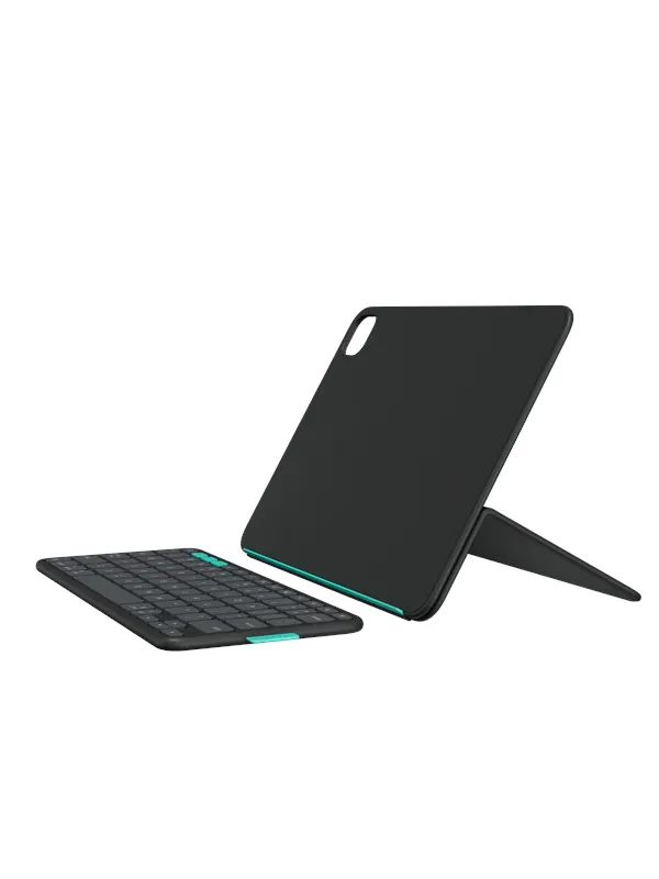 Logitech Flip Folio iPad Pro 11" (M4) & Air 11" (M2 & M3) & iPad Air (5th Gen) - Tastatur & Folio set - Nordisk - Svart