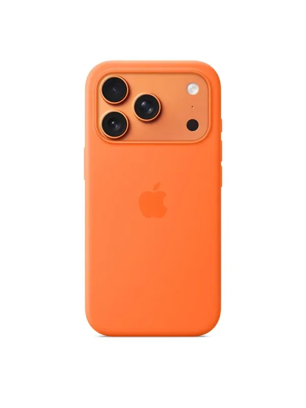 Apple iPhone 17 Pro Silicone Case with MagSafe - Orange