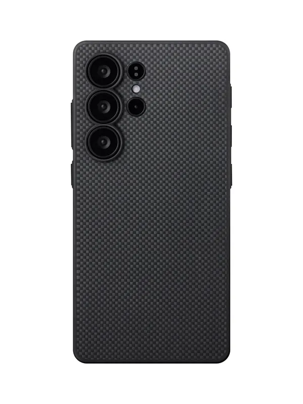 PITAKA PIN Button Case Black/Grey Plain - Samsung Galaxy S25 Ultra