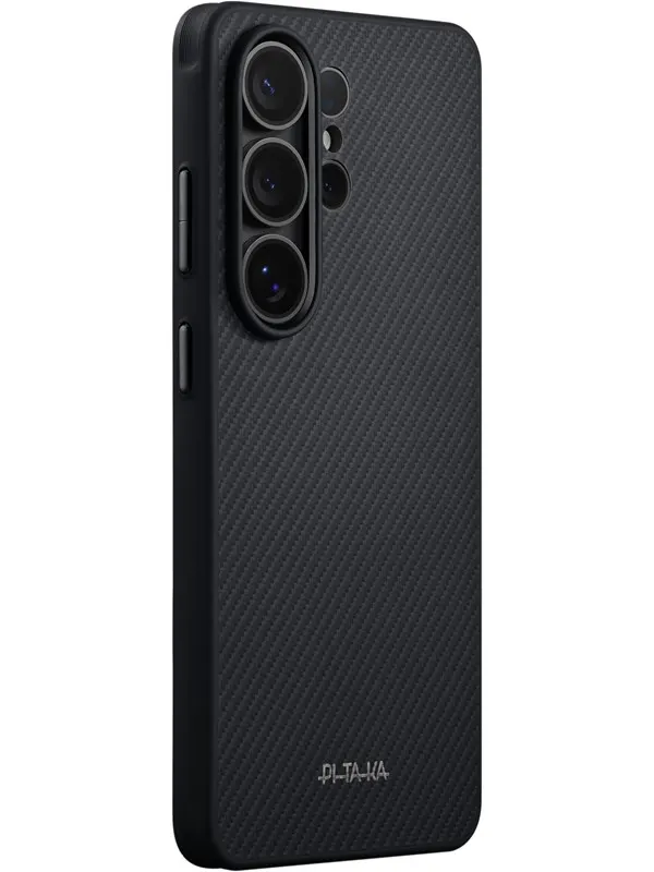 PITAKA Cairn Case - Aaron button - Black/Grey - Samsung Galaxy S26 Ultra