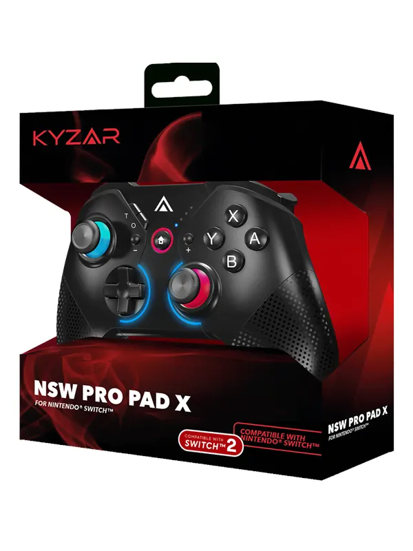 Kyzar Switch Pro - Black - Wireless Controller - Nintendo Switch 2