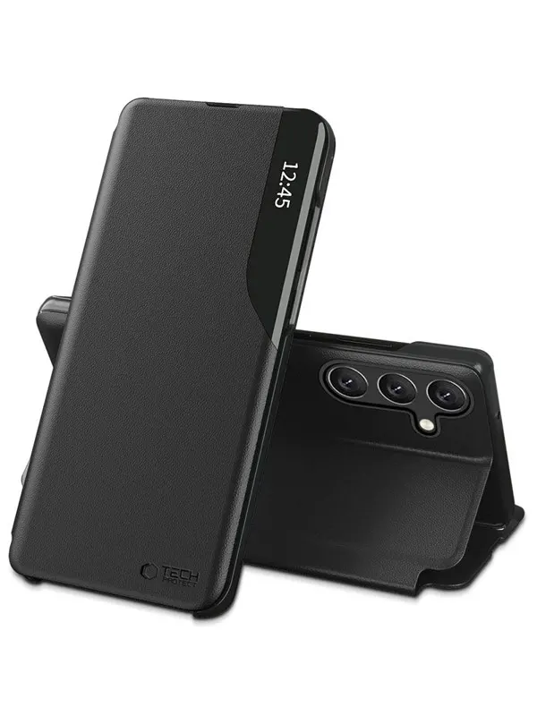 Tech-Protect Smart View Case for Samsung Galaxy A57 5G - Black