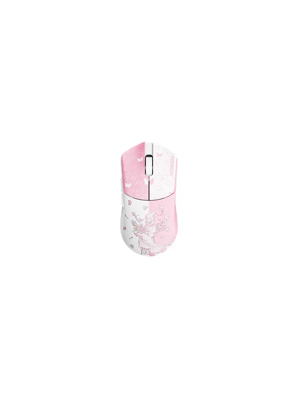 WLMouse BEAST G Medium Wireless X FEIRENZAI - Pink (Limited Edition) - Gamingmus - Optic - 5 knappar - Pink