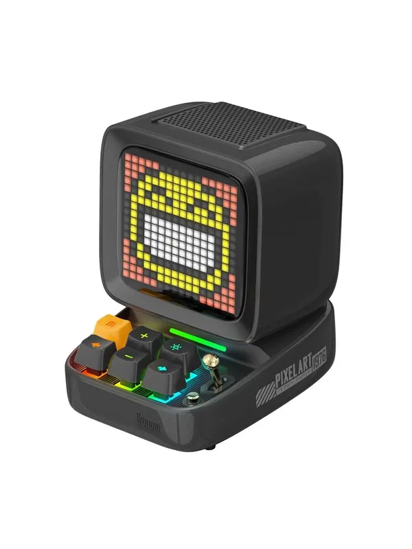 Divoom DitooPro Retro Pixel Art Bluetooth Speaker - Black