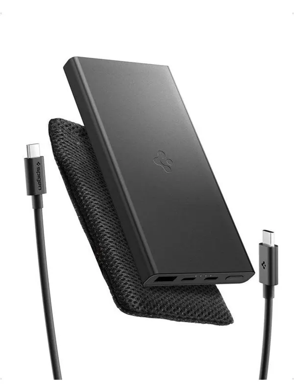 Spigen Essential 10000mAh 22.5W Portable Charger - black EA2210 - 10000 mAh