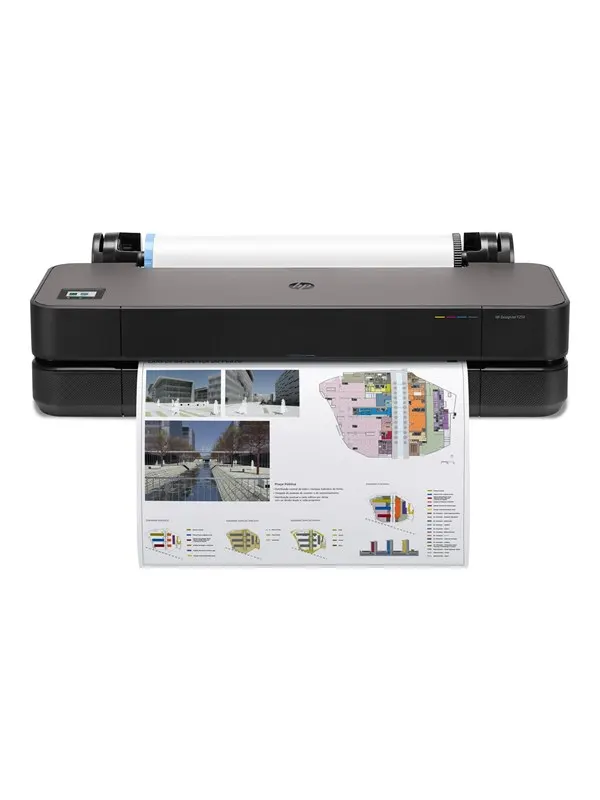 HP largeformatprinter - DesignJet T250 24-in Printer - 4-farvet