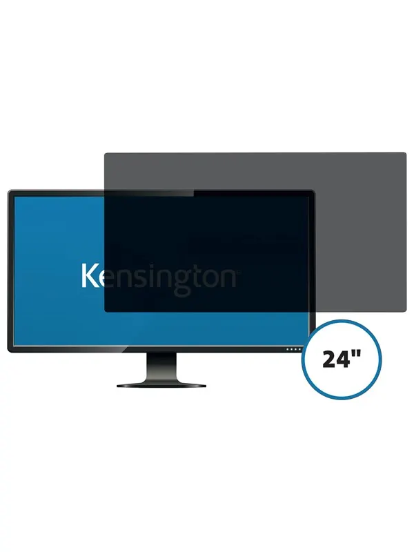 Kensington 24" (16:9) 2-vägs borttagbart sekretessfilter för bildskärmar