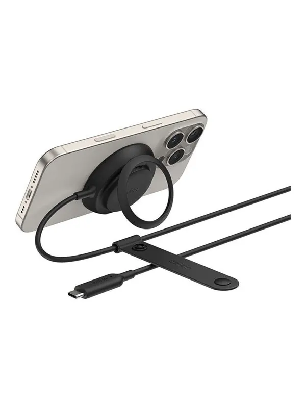 Belkin UltraCharge 25w Qi2 Pad with kickstand - Black