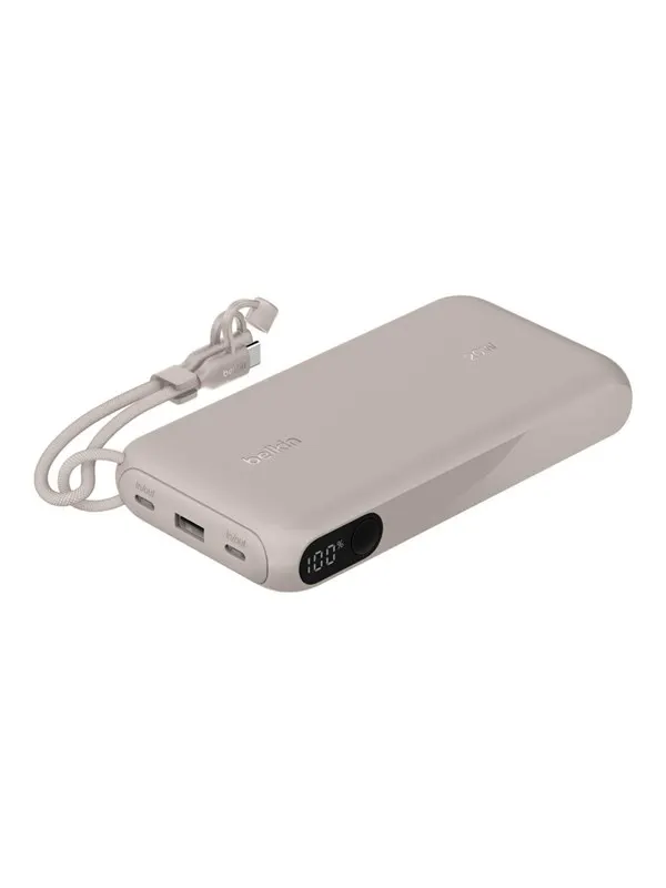 Belkin BoostCharge power bank - with display - 2 x USB-C USB - 20 Watt - 20000 mAh
