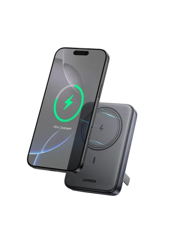 UGREEN 10000mAh Magnetic Wireless Power Bank 20W PD USB-C Input/Output 7.5W Wireless Charging - 10000 mAh
