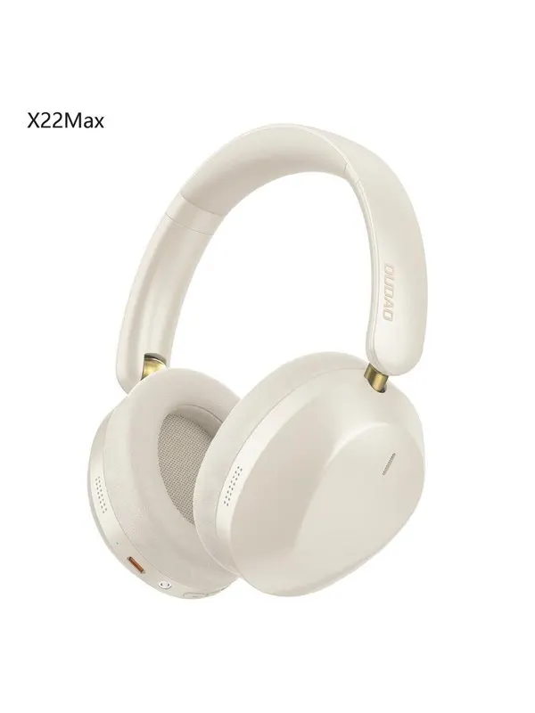 Dudao X22 Max Wireless On-Ear Bluetooth Headphones with ANC - Beige