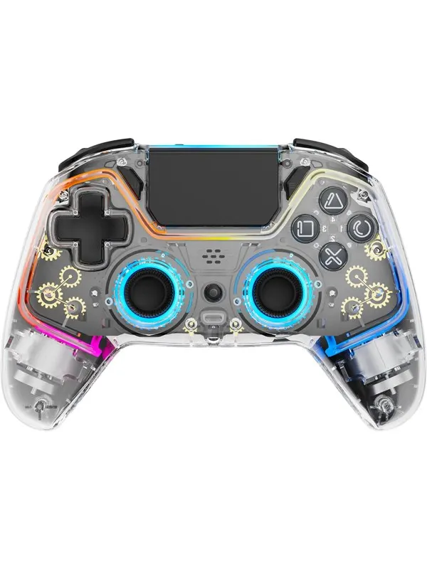 Deltaco GAMING PS4 Transparent Controller - Wireless Controller - Sony PlayStation 4