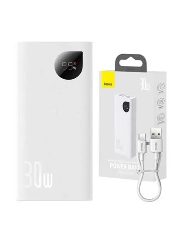 Baseus Powerbank Adaman2 10000mAh 30W White - 10000 mAh