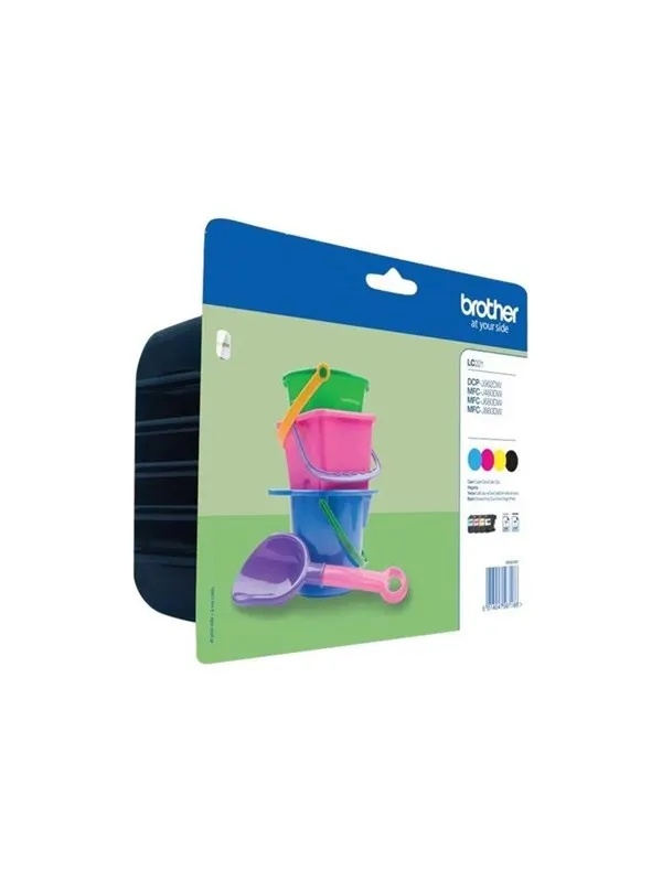 Brother LC221VALBP / LC 221 Value Pack 4-Pack Ink