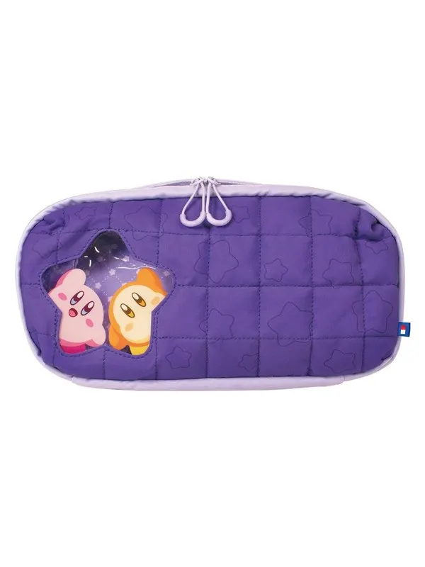 HORI Puff Pouch for Nintendo Switch 2 (Kirby and Waddle Dee) - Purple - Mid-size - Bag - Nintendo Switch 2