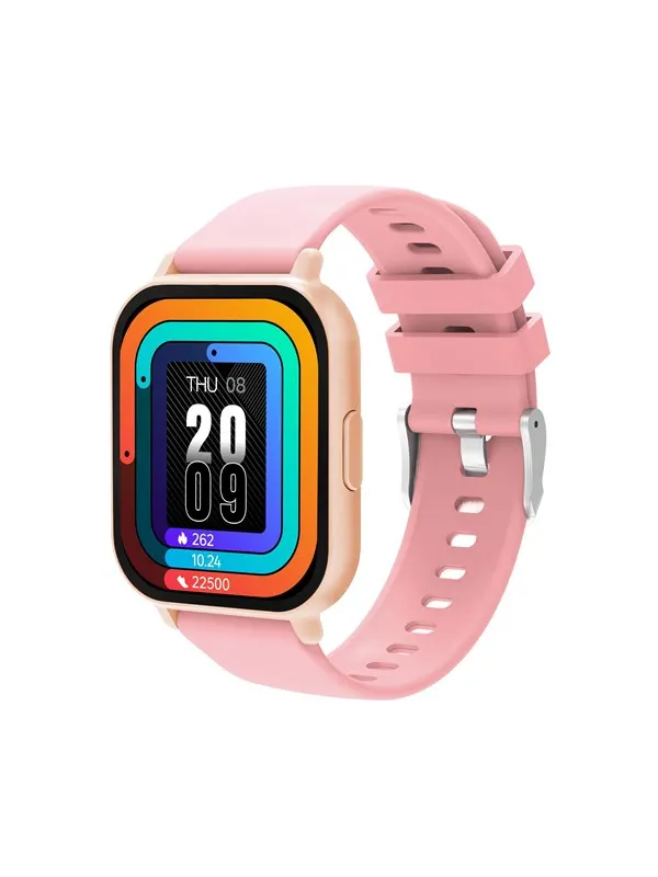 DENVER SWC-176RO Rose - Bluetooth Smart Watch with health sensors & call function