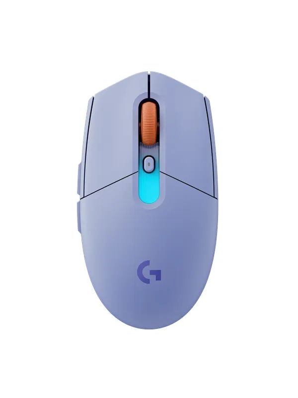 Logitech G305 X Superlight - Gamingmus - Optic - 6 knappar - Lila