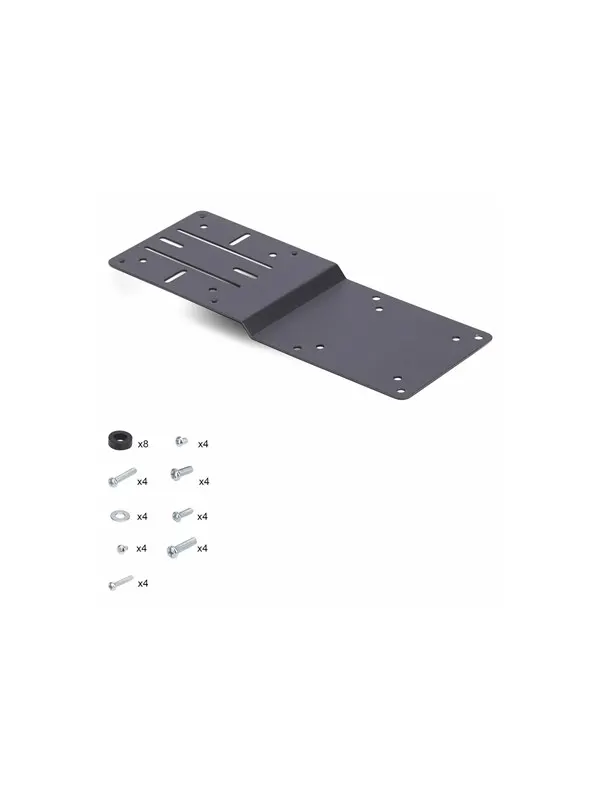 StarTech.com VESA Mounting Bracket for NUC/Thin Clients/Docking Stations mounting component - for thin client - black - Max - recommended for