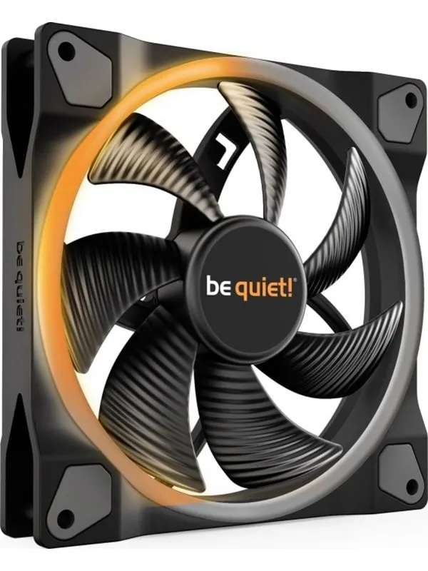 be quiet! LIGHT WINGS 140mm PWM - Chassi fläkt - 140mm - Svart med RGB LED - 23 dBA