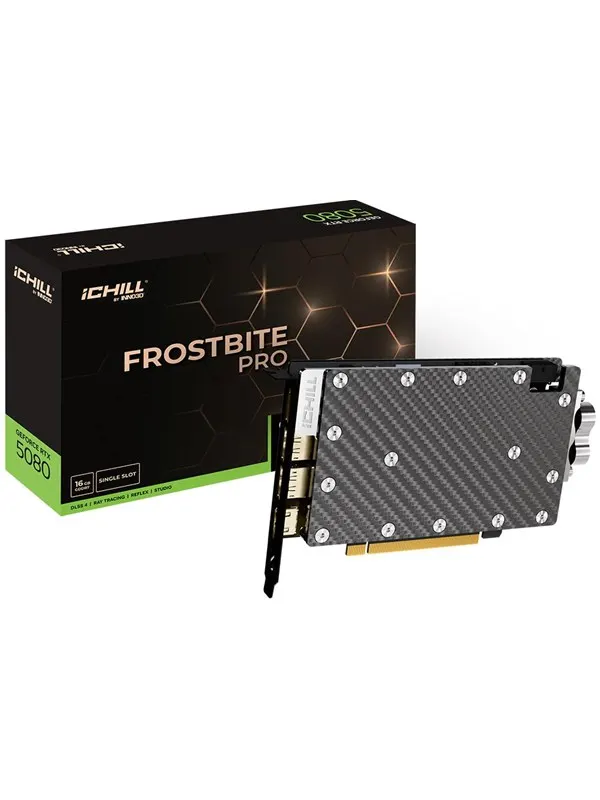 Inno3D GeForce RTX 5080 iCHILL Frostbite Pro - 16GB GDDR7 RAM - Grafikkort