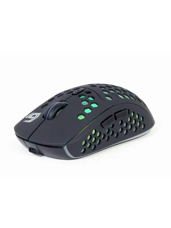 Gembird Ragnar WRX500 Wireless - Gamingmus - Optic - 6 knappar - Svart med RGB ljus
