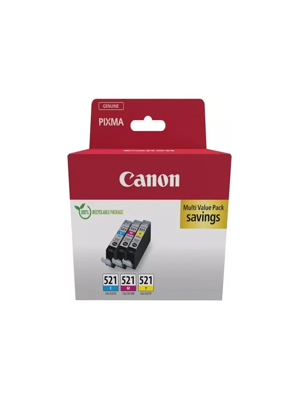 Canon CLI-521 / 2934B015 C/M/Y Multi Pac