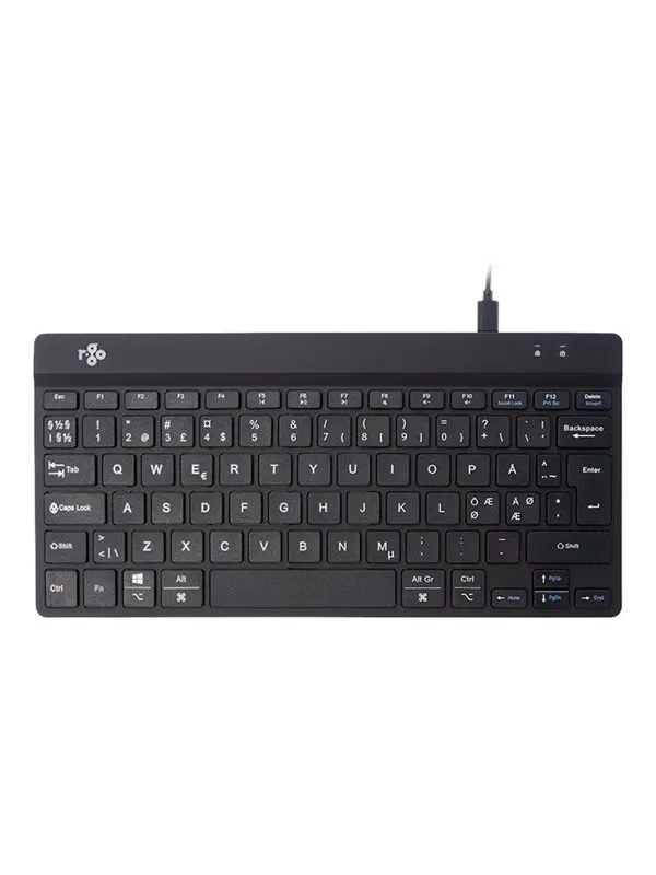 R-Go Tools R-Go Compact Break - Tangentbord - Nordisk - Svart
