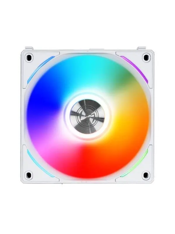 Lian Li UNI FAN AL120 - Chassi fläkt - 120mm - Vit med RGB-ljus - 28 dBA